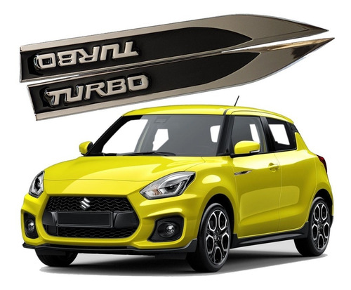 Emblema Lateral Turbo Suzuki Swift