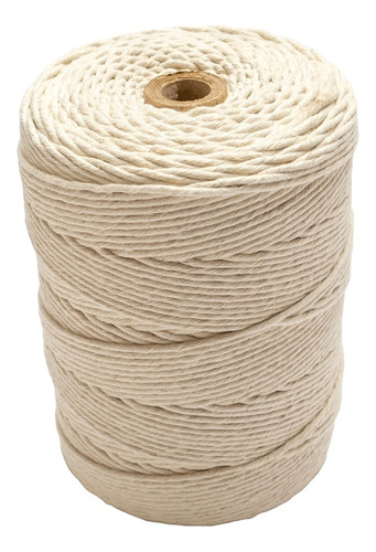 2 Kg Hilo Algodon Para Macrame 2 Bobinas 1kg C/u 18 Hebras