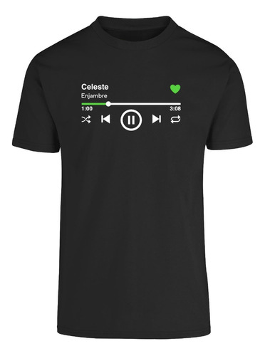 Playera Musical Enjambre | Celeste 