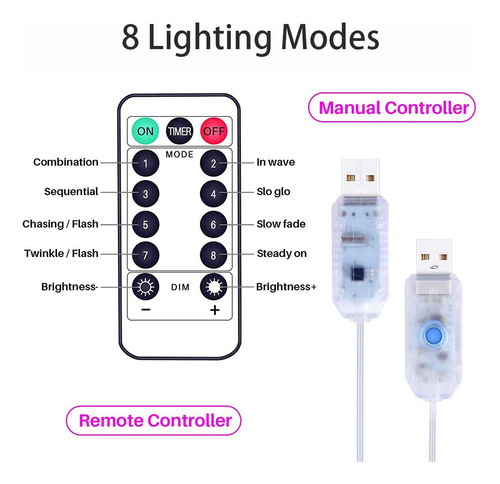Lámpara De Cortina Led Star Moon, Luces De Ventana Impermeab