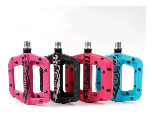 Imagen 3 de 7 de Pedales De Bicicleta Mtb / Fixie / Urbano Blooke. Rulemanes!