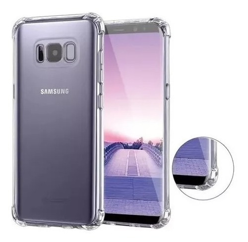 Funda Transparente Antigolpe Para Samsung S8 Plus Palermo