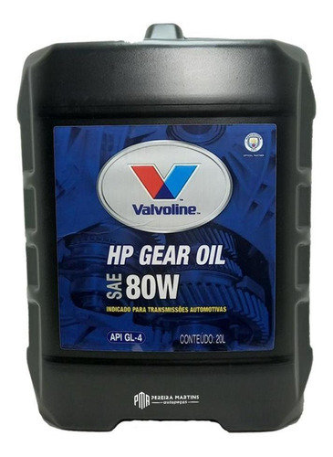 Oleo Para Transmissao Hp Gear Oil Api-gl-4 (sae 80w) - 20 L