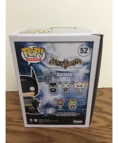 Figura Funko Pop Batman Arkham Asylum Vinilo Azul Exclusiva