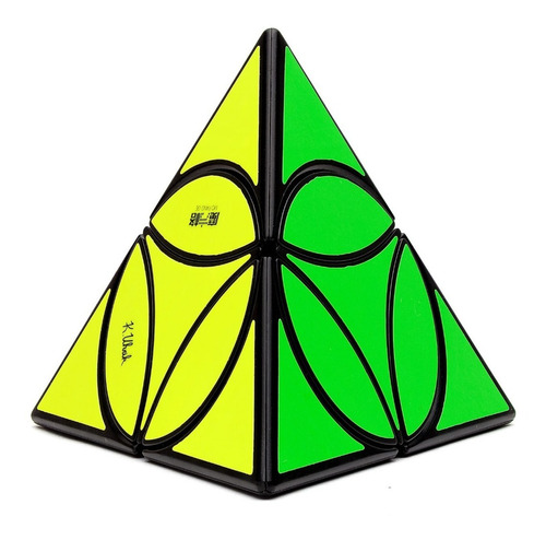 Coin Pyramid Cubo Rubik Qiyi Tetrahedron Negro Original 