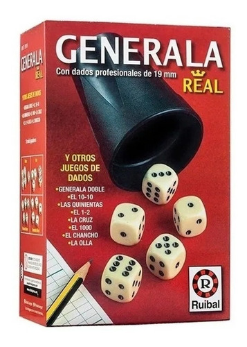 Generala Real Juego De Mesa Original Ruibal