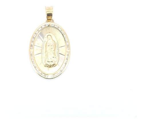 Medalla Virgen De Guadalupe En Oro De 10k