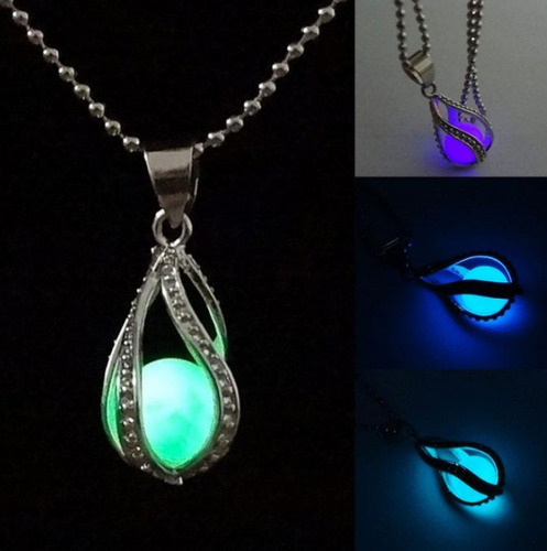 Collar Luna Lágrima Luminoso Glow Mujer Game Of Thrones
