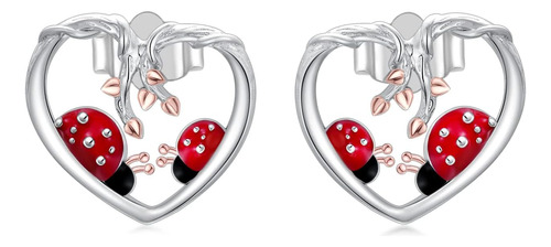 Pendientes Con Forma De Mariquita De Ladybug Gifts