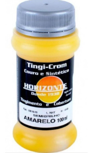 Tinta Horizonte - 100 Ml - Cor: Amarelo - Semi Brilho