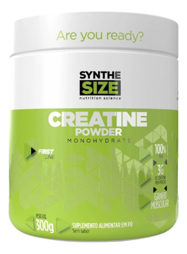 Kit Synthe Size: Whey Concentrado 900g + Creatina Pura 300g