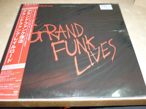 Grand Funk Lives Vinilo Japones Impecable Obi Insert