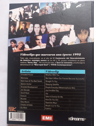 Libros+dvd Videoclips Que Marcaron Epoca.pack 90-91-92-93