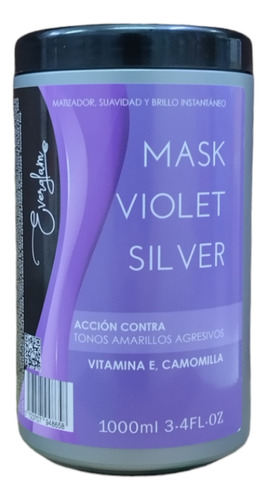 Matizador Violet Silver Everglam Vitamina E, Camomila 1000ml