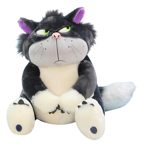 Figura De Felpa De Gato Cenicienta Lucifer De Disney, 30 Cm