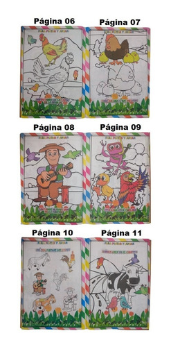 Imagen 7 de 8 de 40 Libros P/ Colorear Leer Y Jugar A Eleccion 16pag Stickers