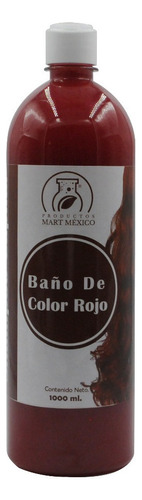  Shampoo Capilar Baño De Color Rojo (1 Litro)