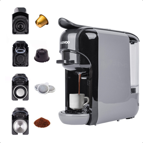 Máquina De Espresso Daewoo 4 En 1 Multi-sistema 0.6l 1450w