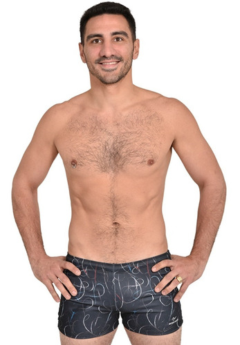 Short Malla Natacion Hombre Cloro Friendly Resistente Corto