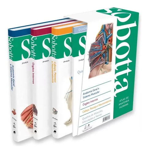 Sobotta Atlas De Anatomia Humana - 3 Volumes