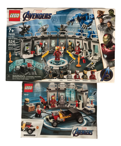 Lego Avengers Sets 76167 Y 76125 Sala De Armadura Iron Man