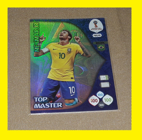 Panini Adrenalyn Top Master Neymar Jr Russia 2018