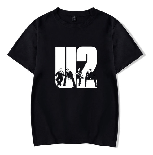 Camiseta Con Estampado Gráfico De La Banda De Rock U2