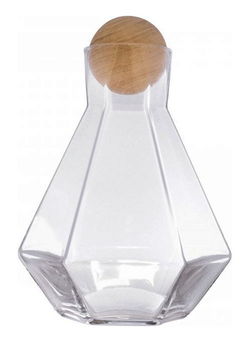 Botella De Vidrio Diamond Con Tapa Esferica 1.3 Lts Silmar