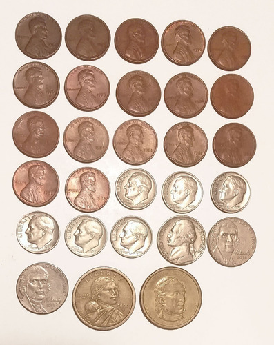 Moneda De Estados Unidos (usa) Coleccion Desde 1961