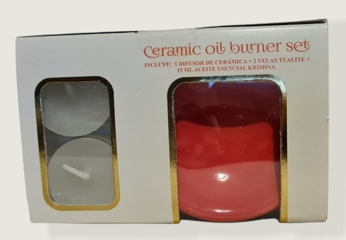 Set Krishna Zen Difusor+2velas+esencia 15ml.rosa Oudhnegr