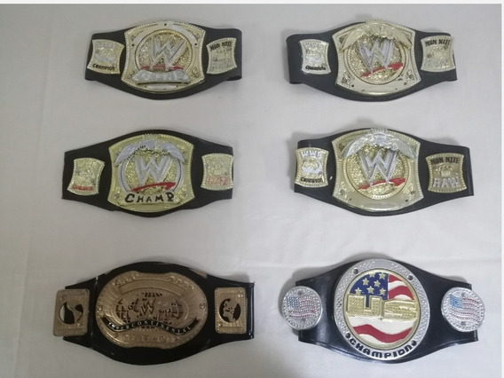 20 X cinturones de campeonato Lucha WWE personalizado para Mattel/Jakks/Hasbro Figuras 