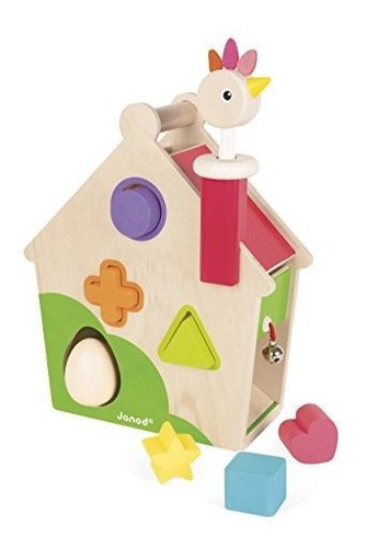 Janod Zigolos Hen Activities House Baby Toy