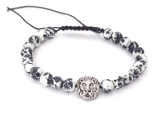 Pulsera Hombre León Dije Mujer Unisex  