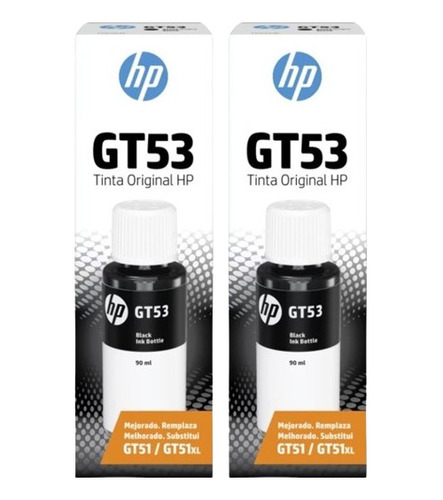 Kit 2 Botellas Tinta Negra Para Hp Smart Tank 670 720 750 