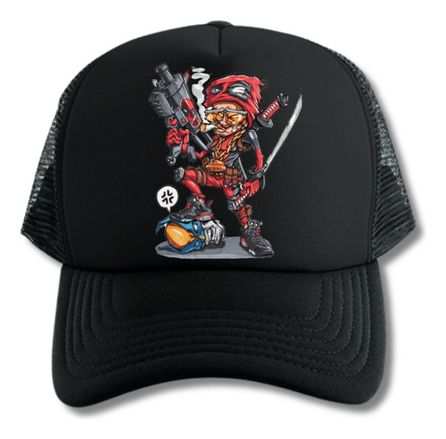 Gorra Trucker Deadpool Art Series Geek Black