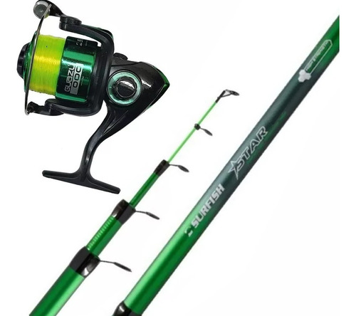 Combo Pejerrey Surfish Caña Star 3,6 + Reel Guazu 2000 Tanza