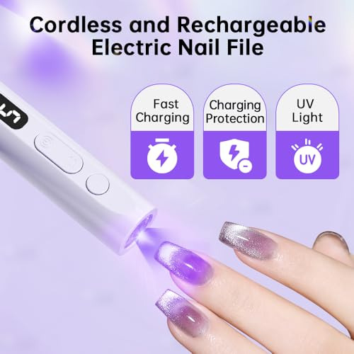 Kit De Máquina Pulidora De Uñas Jgo Lima De Uñas Eléctrica K