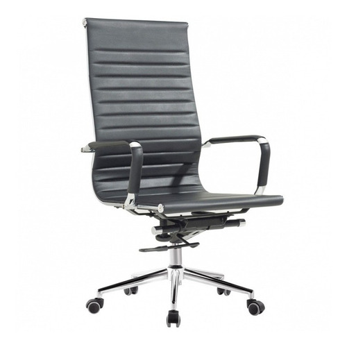 Sillón Ejecutivo Oficina Eames Ea119 Tapizado Símil Cuerina