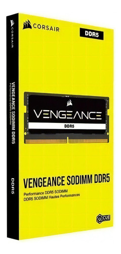 Memória Corsair Vengeance Notebook Ddr5 32gb 4800mhz