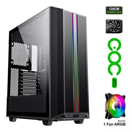 Gabinete Gamer GameMax Revolt 3606, RGB