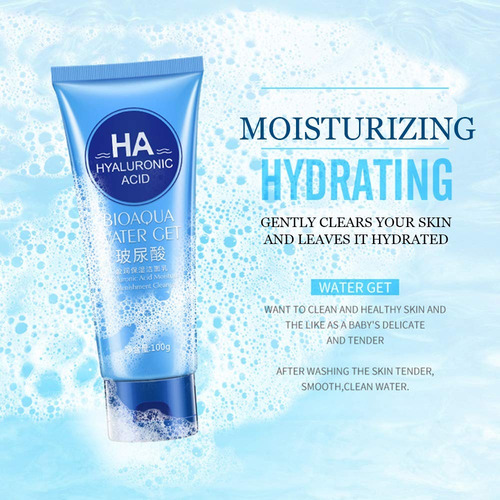Bioaqua Crema Limpiador Water Get Acido Hialuronico Hidrata