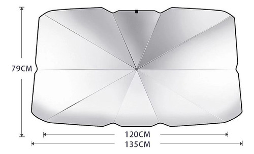 Sombrilla Sol Plegable Para Ventanilla Coche, Bloque D
