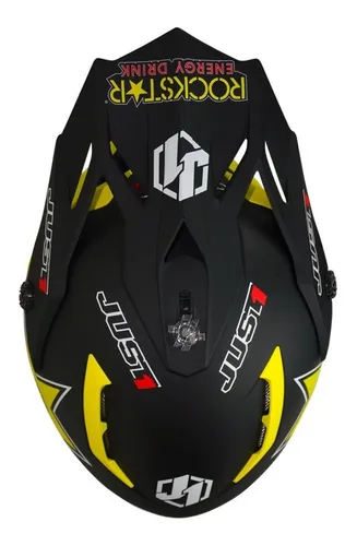 Casco Cross Enduro Atv Just1 J38 Rockstar Fas