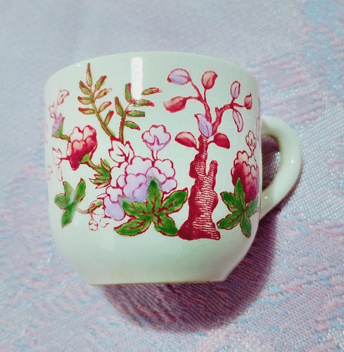 Pocillos Cafe Midwinter Staffordshire England Indian Tree Blanco Indian Tree (Usado)