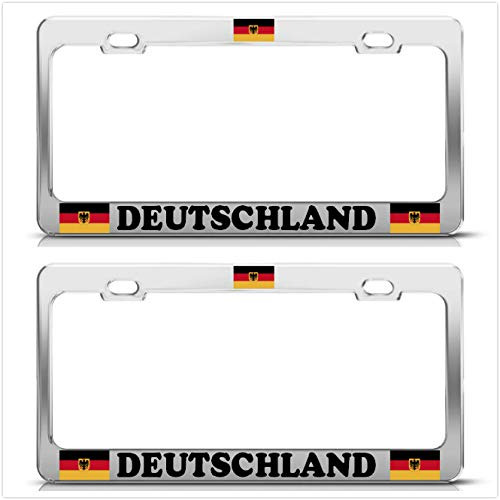 Chrome Germany German Flag Deutschland Soccer Sport Rac...