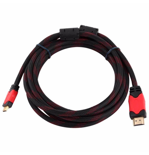 Cable Hdmi 3 Mts Metros Mallado Full Hd