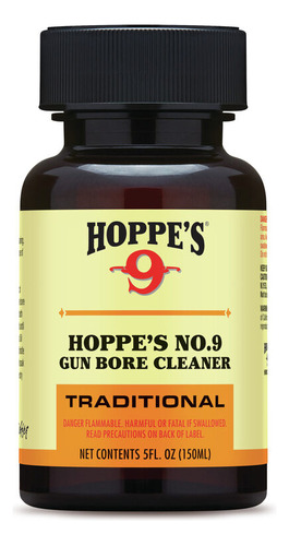 Disolvente número 9 de Hoppe's para limpiar armas 1st World, 150 ml