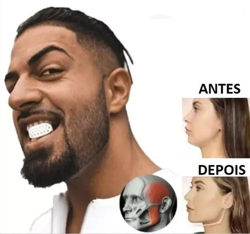 Aparelho Exercício Mandíbula Jawline Definir Maxilar Rosto - Escorrega o  Preço