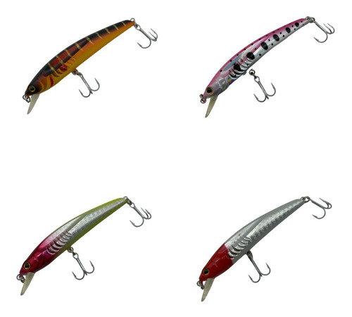 Señuelo Mystix Bait Tararira Dorado 9106 - 8 Cm - Colores