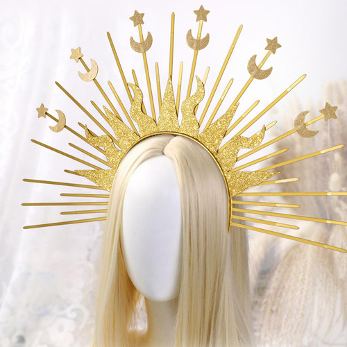 Diadema Con Corona De Halo For Halloween, Banda For El